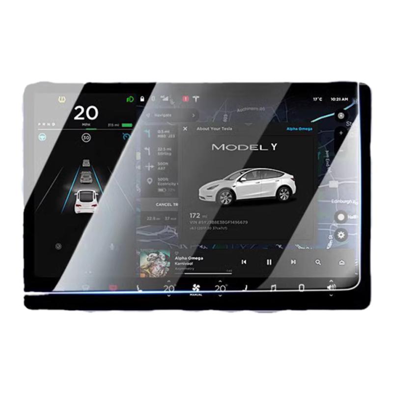 适用特斯拉屏幕钢化膜Model3/y