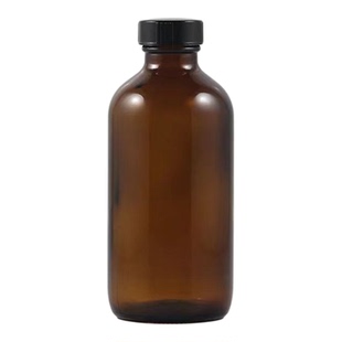 波士顿无铅棕色茶色密封小口采样避光化学试剂瓶分装小玻璃瓶带盖