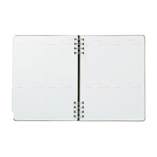 日本DELFONICS Rollbahn活页笔记本线圈不开环活页替芯规划手账