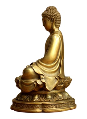 祥狮阿弥陀佛药师佛释尊佛铜像