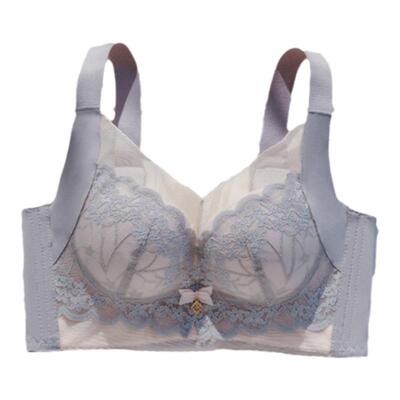 防下垂无钢圈上托文胸罩显瘦性感