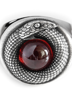 VANTICHI轻奢个性纯银男戒指