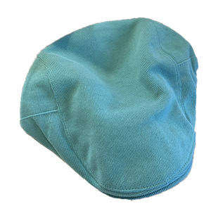 多巴胺穿搭白昼小熊同款帽子蓝绿色薄款前进帽反戴贝雷帽显白亮色