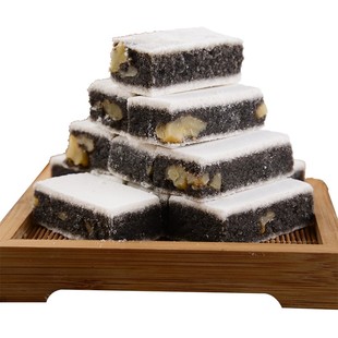 四川仁寿特产张三核桃黑芝麻糕老式零食切糕点心休闲零食龙纹包装