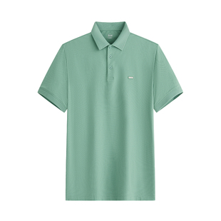 【龙麟纹POLO衫】霞湖世家凉感polo衫7A抑菌防螨翻领短袖T恤273A