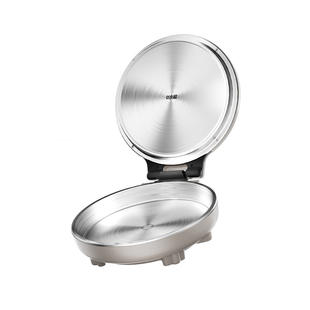 华生电饼铛家用0无涂层不锈钢煎烤一体加大加深多功能烙饼料理锅