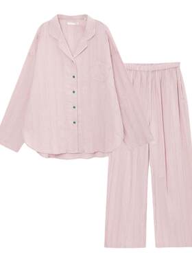 松永女士棉麻睡衣家居服