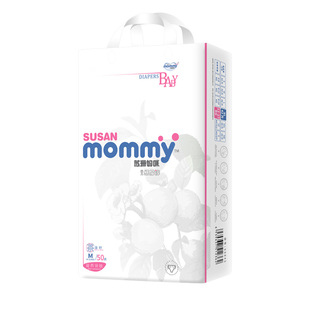 苏珊妈咪茶油纸尿裤L超薄透气拉拉裤XL码男女宝宝婴儿干爽尿不湿M