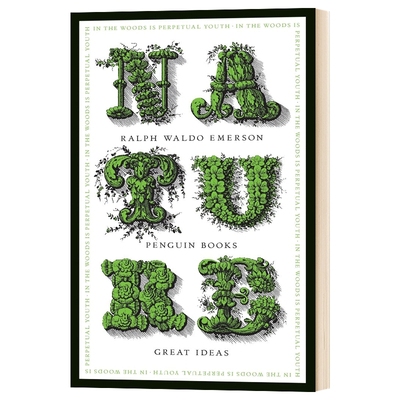 华研原版 论自然 英文原版 Nature 拉尔夫·瓦尔多·爱默生 英文版 进口英语书籍