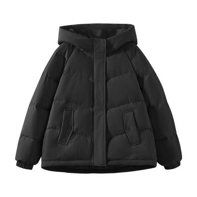 NOW真维斯加绒加厚连帽羽绒服女2025冬季新款韩系保暖白鸭绒外套