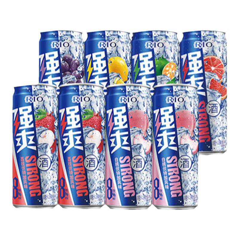 RIO强爽&永劫无间联名礼盒 RIO锐澳鸡尾酒果酒强爽8度330ml*8罐