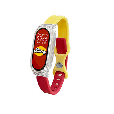 云顶适用小米手环拼色硅胶表带