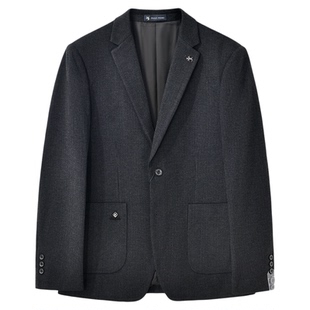 保罗彼得2025秋新款西装男士商务高级休闲西服短外套FCECX00020