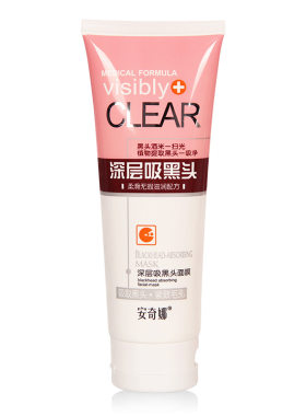 安奇娜吸黑头面膜120g深层清洁鼻膜去角质粉刺撕拉式净源面膜胶