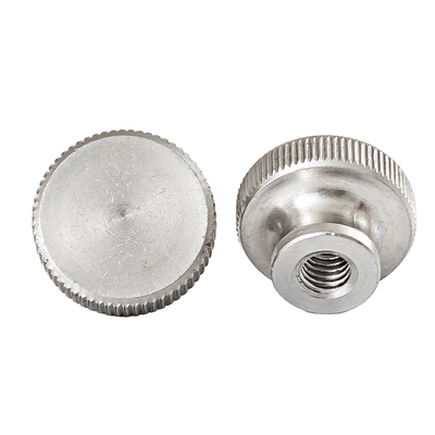 304不锈钢高头滚花螺母