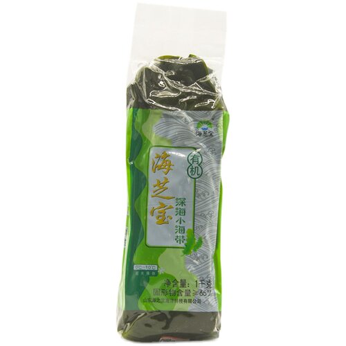 2袋海芝宝有机深海小海带1KG 即食昆布新鲜薄脆鲜嫩火锅食材包饭