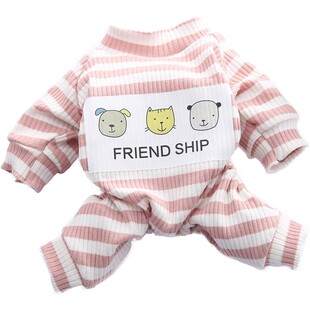 猫咪衣服四脚防掉毛睡衣秋冬款英短蓝猫布偶猫幼猫宠物狗狗家居服