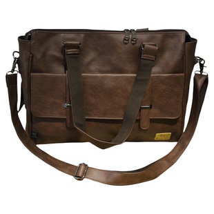 潮牌大容量手提包公文包16寸电脑包韩版男包单肩包休闲时尚斜挎包