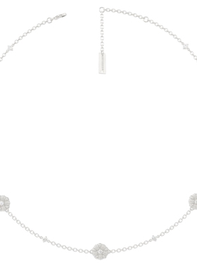 Mouhooland/暮后之地杏花编织项链情侣款颈链小众设计925银链子