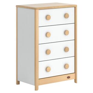 Boori Byron贝仑实木四斗柜多功能抽屉柜卧室收纳柜宝宝衣柜置物
