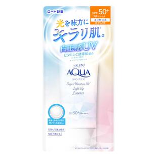 小猴子爱用!日本SKIN AQUA新碧粉金瓶超强防晒乳无油膜感水润精华