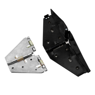 方桌变圆桌支撑折叠餐桌十字弹簧合页180度桌面翻板家具蝴蝶铰链