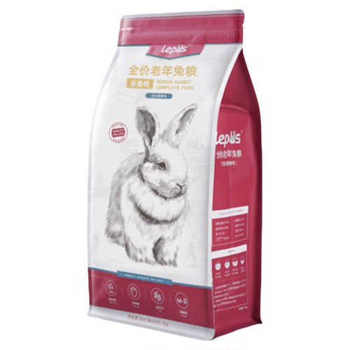 乐兔司压缩兔粮幼兔饲料爱宝同配方宠物兔专用成兔主食老兔口粮