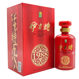 新疆兵团伊犁伊力特1988老窖绵柔型50度500ml伊力特产纯粮酿包邮