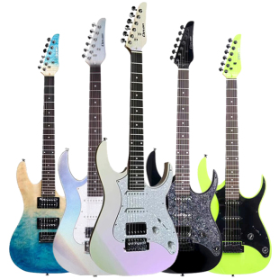 克莱文Clevan电吉他梦幻初雪CTH25/CN10Q初学进阶成人儿童全套装