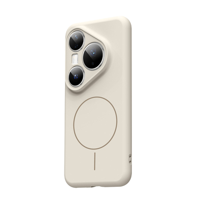 华为pura液态硅胶磁吸防摔手机壳