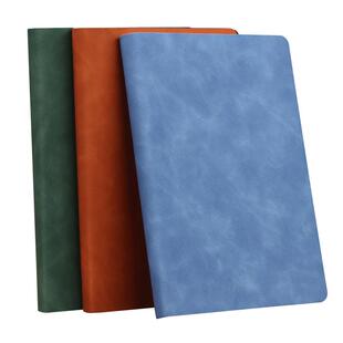 方格笔记本网格本A4格子本考研方格本B5简约记录本软皮日记本高颜值内页空白本白纸本无格无线本子可平摊定制