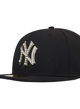 NEW ERA纽亦华26新品MLB全封珍珠LOGO街头潮流棒球帽硬顶NE5950