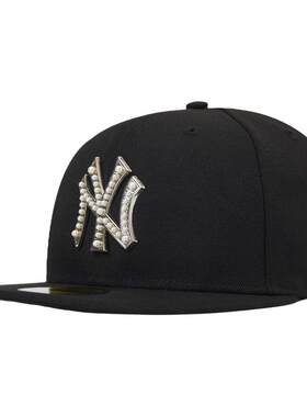 NEW ERA纽亦华26新品MLB全封珍珠LOGO街头潮流棒球帽硬顶NE5950