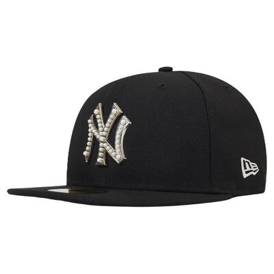 NEW ERA纽亦华26新品MLB全封珍珠LOGO街头潮流棒球帽硬顶NE5950
