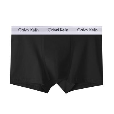 calvnikelin男士内裤平角莫代尔运动纯棉红色xbck透气短裤头裤衩