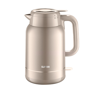 苏泊尔0耗能电热水壶家用1.5L大容量316L不锈钢长效保温电水壶