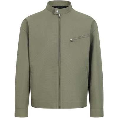 LEZORA色织高密棉立领底特律夹克