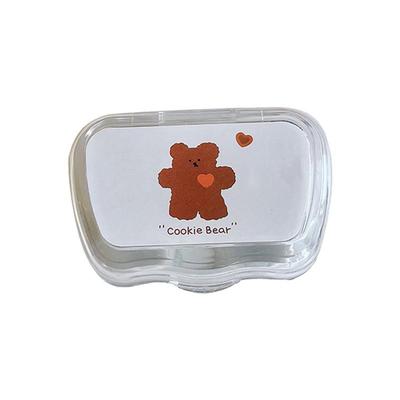 可爱美瞳盒卡通隐形眼镜伴侣盒