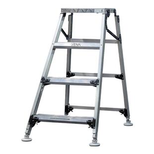 日本长谷川伸缩平台梯铝合金梯子折叠马凳梯洗车理货高承重WDS