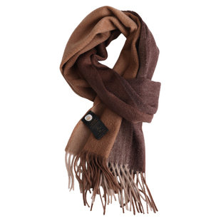 御用级~大地色系Cashmere100%山羊绒围巾男女同款复古格纹围脖冬