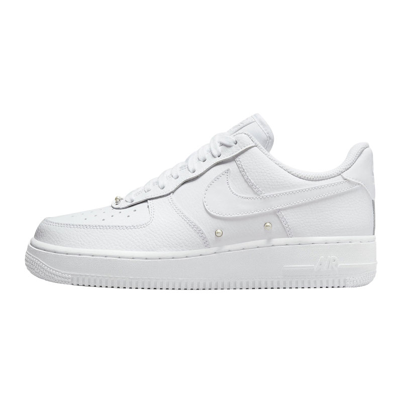 耐克Nike Air force1纯白珍珠AF1空军一号女低帮滑板鞋DQ0231-100