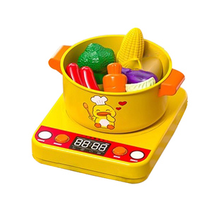 儿童厨房做饭玩具女孩过家家宝宝仿真厨具套装炒菜煮饭3到4岁女童