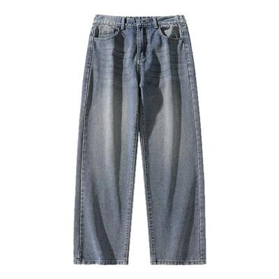 FOG GOETHE美式复古牛仔裤男款春秋季直筒宽松休闲裤学生阔腿长裤