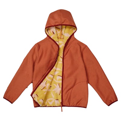 UzMz厚款秋冬拉链两面穿绒衫