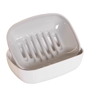 肥皂盒家用卫生间沥水香皂盒双层沥水大号香皂置物架洗衣双层皂盒