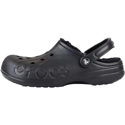 Crocs卡骆驰贝雅加绒洞洞鞋男鞋女鞋棉鞋棉拖鞋冬季新款户外鞋子