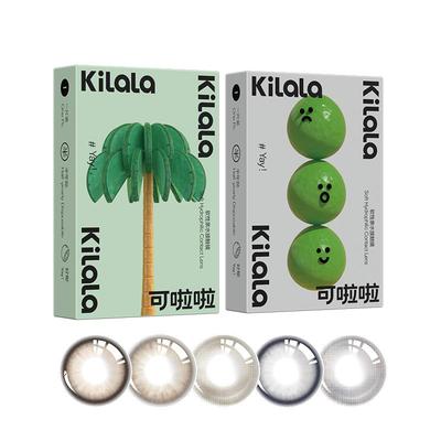 kilala可啦啦迪士尼米奇合作好椰高透氧美瞳半年抛2片装官方正品