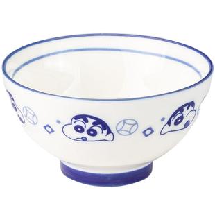 【摩登主妇&蜡笔小新】陶瓷碗家用釉下彩餐具盘子饭碗儿童汤面碗