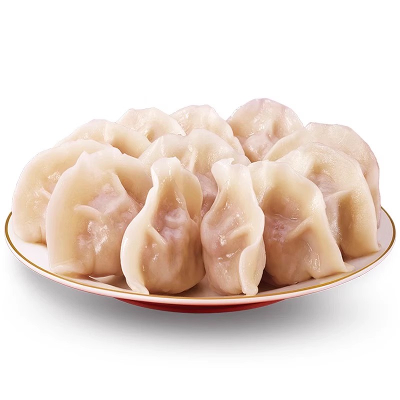 福月德水饺手工速冻牛肉羊肉饺子速食批发纯手工韭菜冻饺子 [6包]