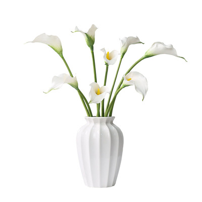 手感PU马蹄莲仿真花大号假花